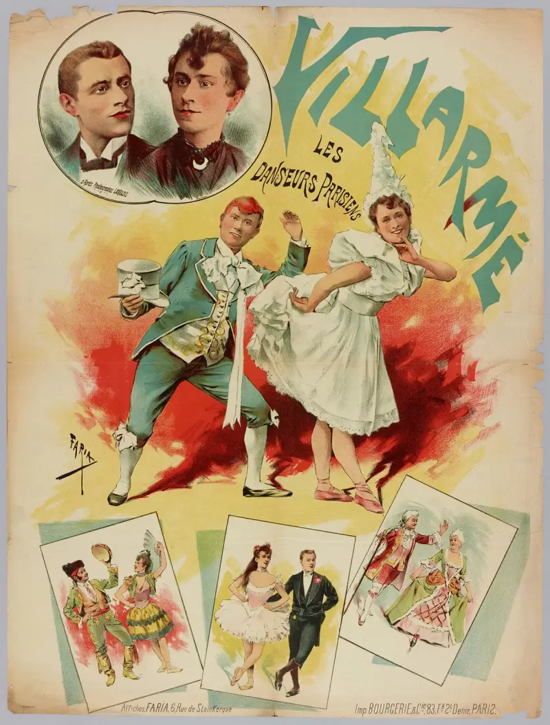 Villarmé, de parisiska dansarna av Cândido de Faria
