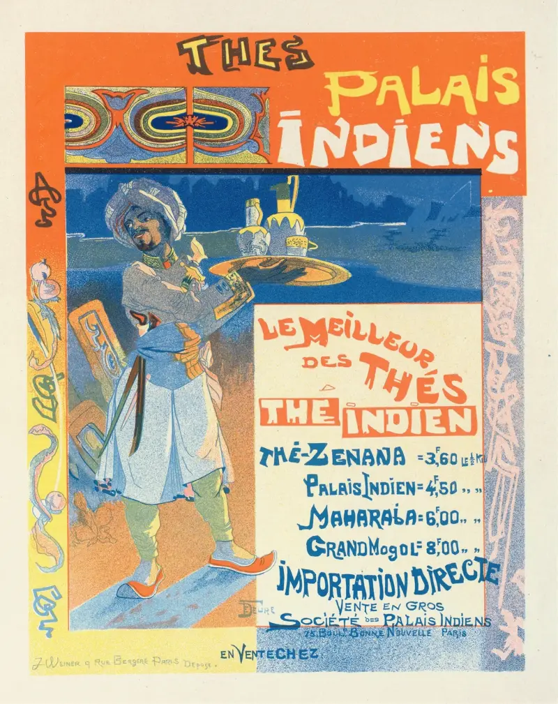 Thés Du Palais Indien, Georges de Feure