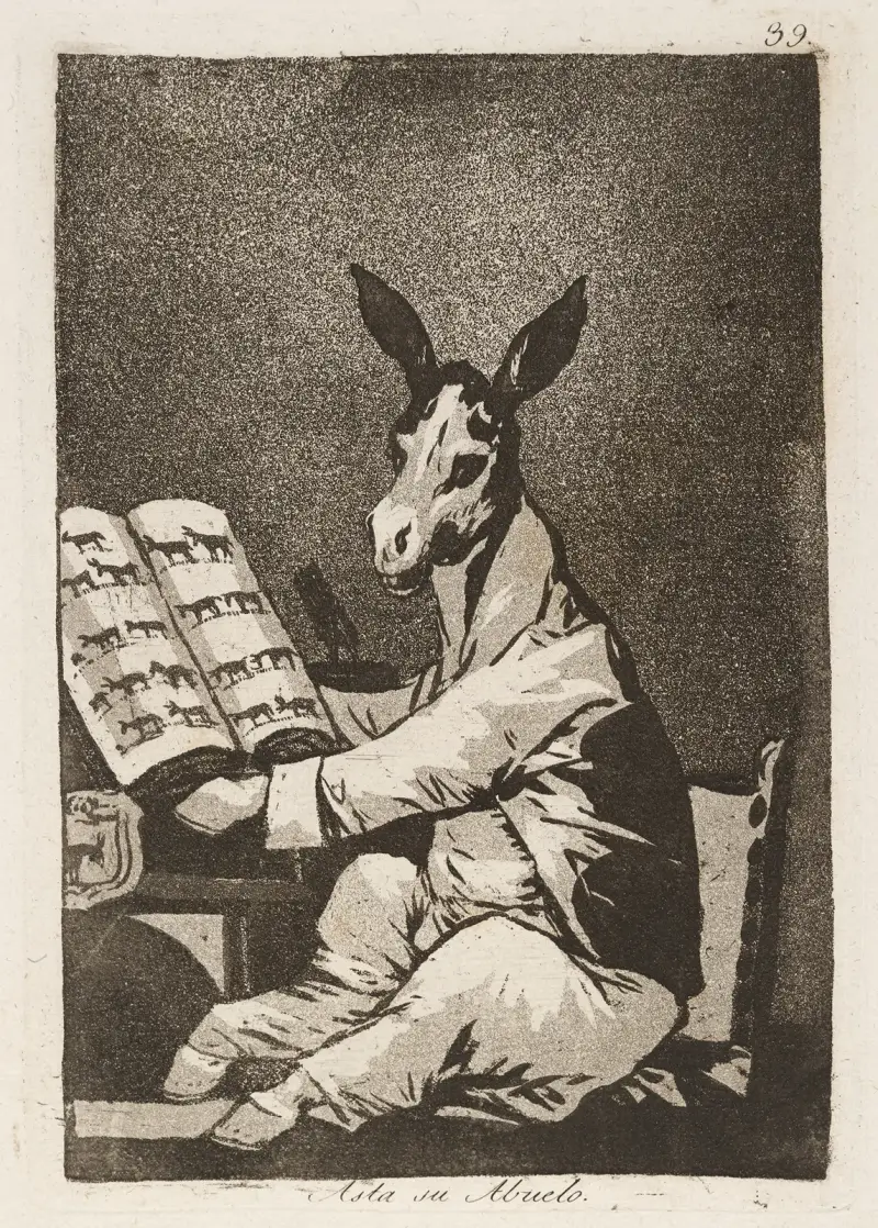Asta su Abuelo. (A takový byl i jeho dědeček.), Francisco de Goya