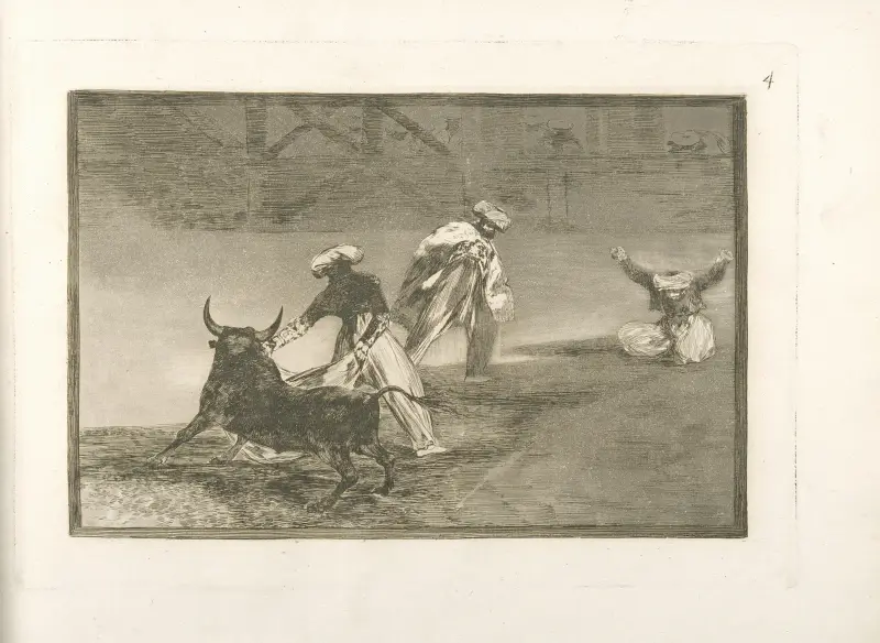 Capean otro encerrado av Francisco de Goya