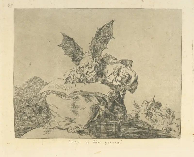 Gegen das allgemeine Wohl von Francisco de Goya
