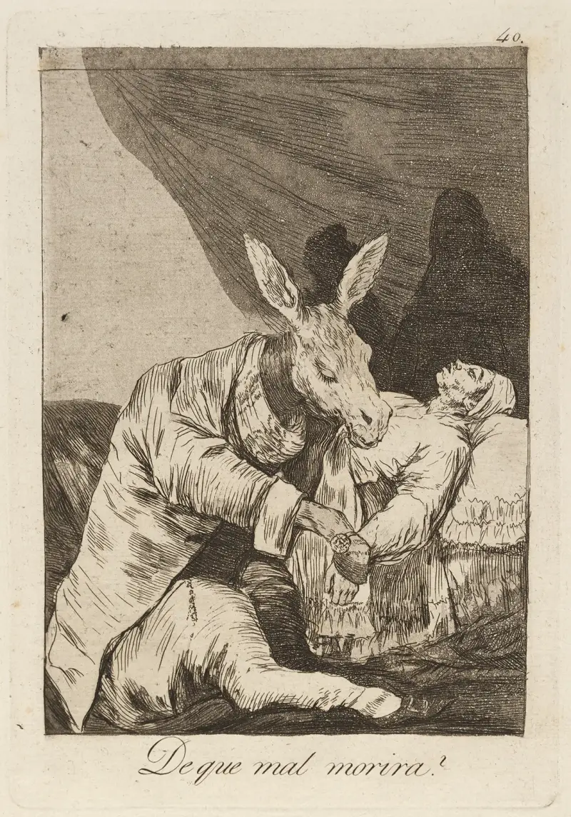 Z jaké nemoci zemře, Francisco de Goya