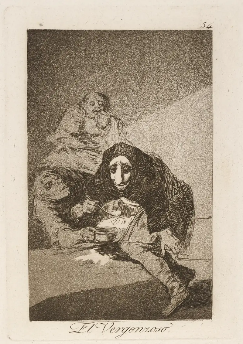 El Vergonzoso von Francisco de Goya