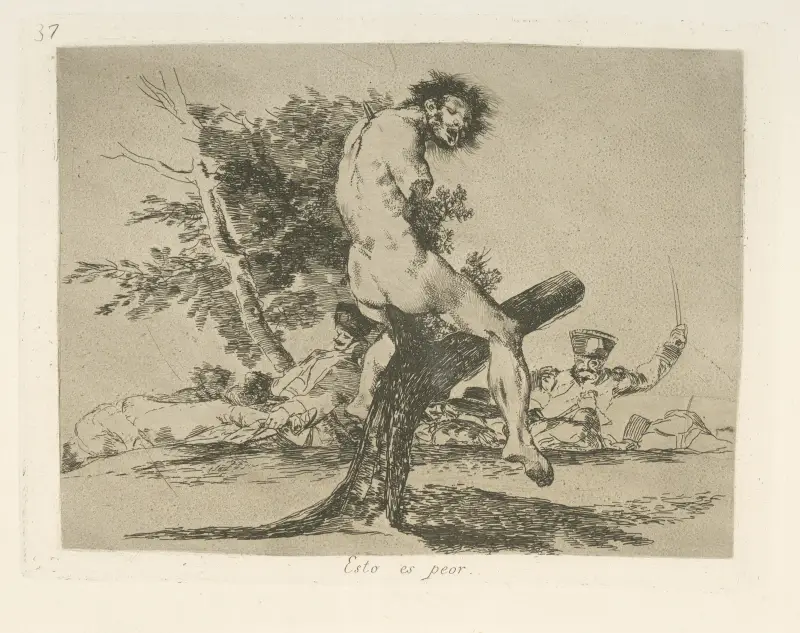 Esto es peor av Francisco de Goya