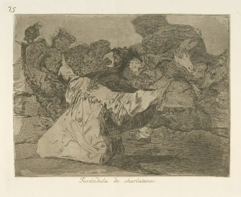 Gauklertreiben von Francisco de Goya