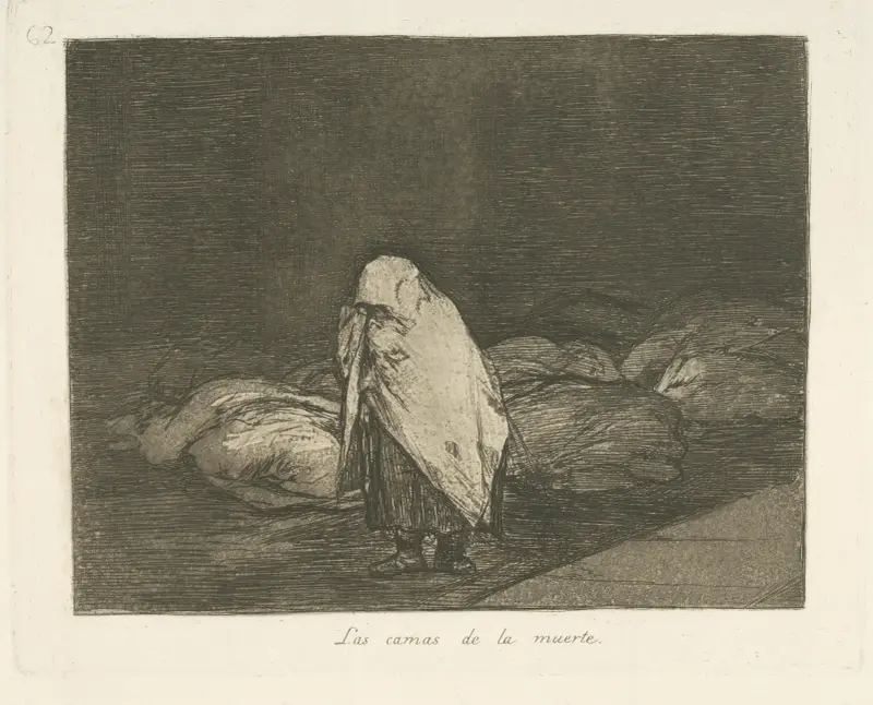 Die Betten des Todes von Francisco de Goya