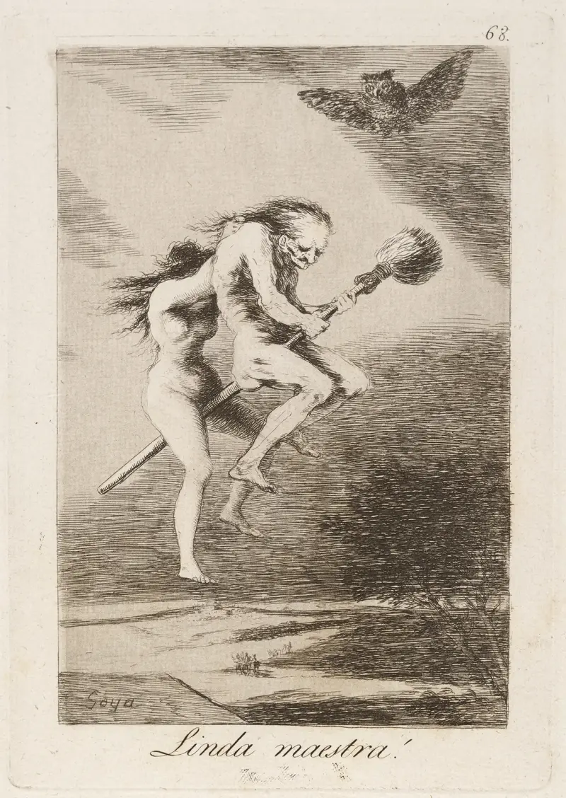 Linda maestra! (Schöne Lehrerin!) von Francisco de Goya