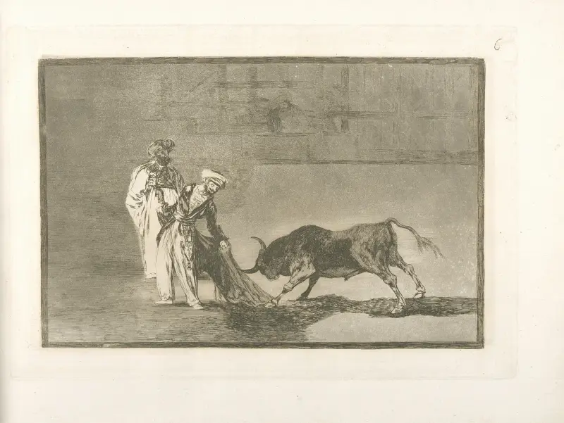 Morerna gör ännu en capeo på arenan med sina albornoz av Francisco de Goya