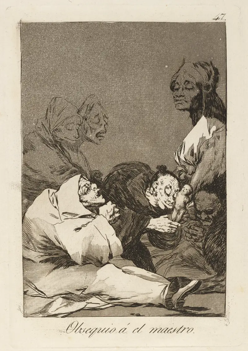 Geschenk an den Meister von Francisco de Goya