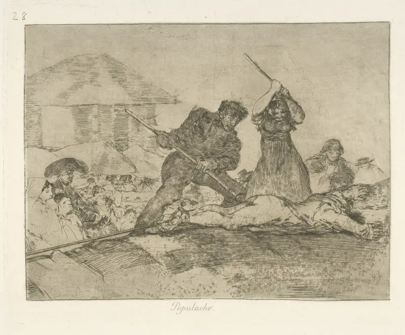 Populacho av Francisco de Goya