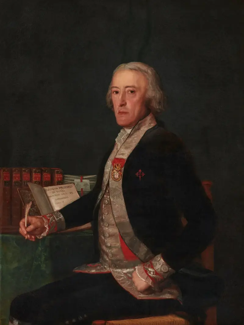Porträtt av Félix Colón de Larriátegui av Francisco de Goya