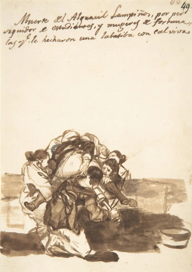 Pomsta konstapel Lampiñosovi, Francisco de Goya