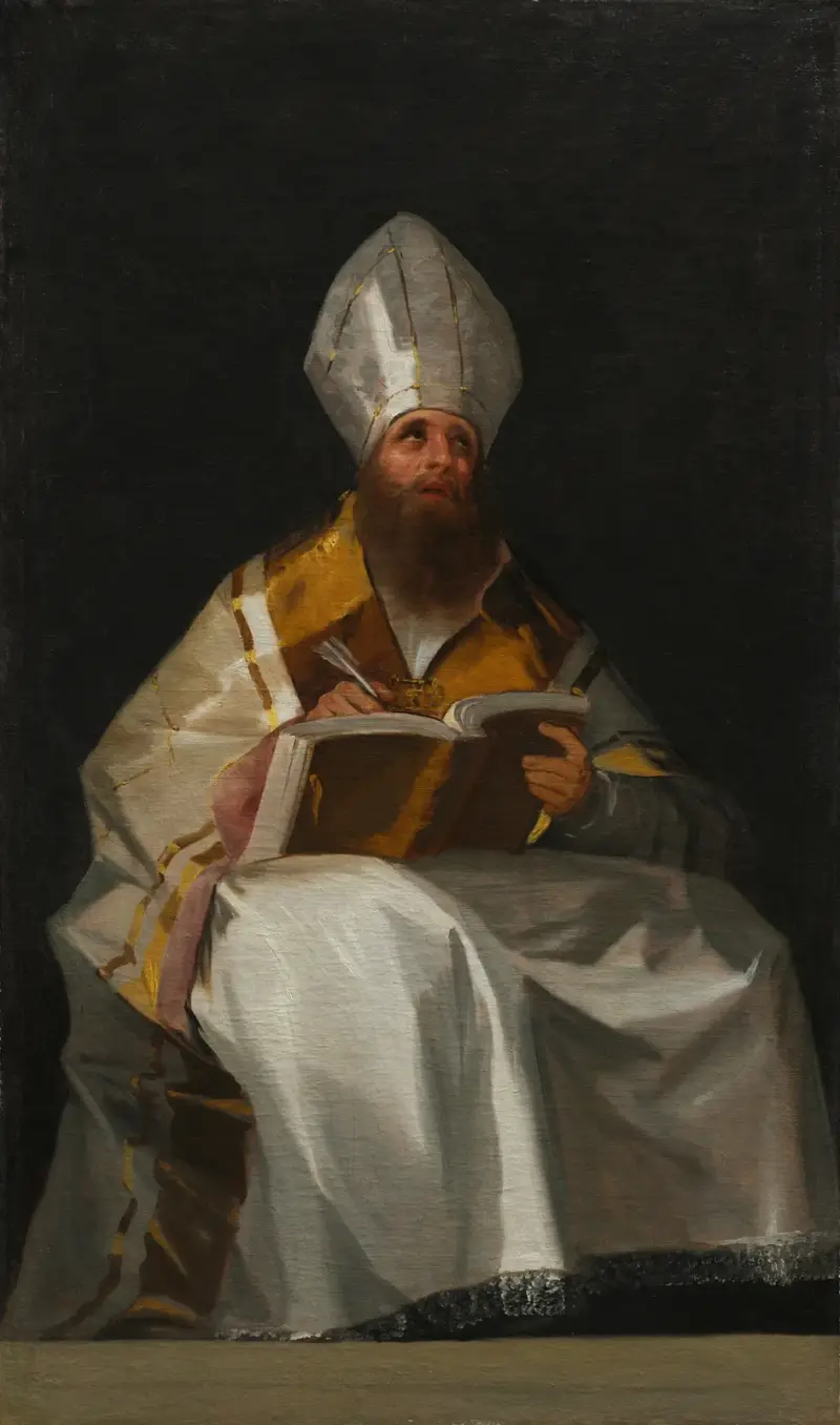 Saint Ambrose av Francisco de Goya