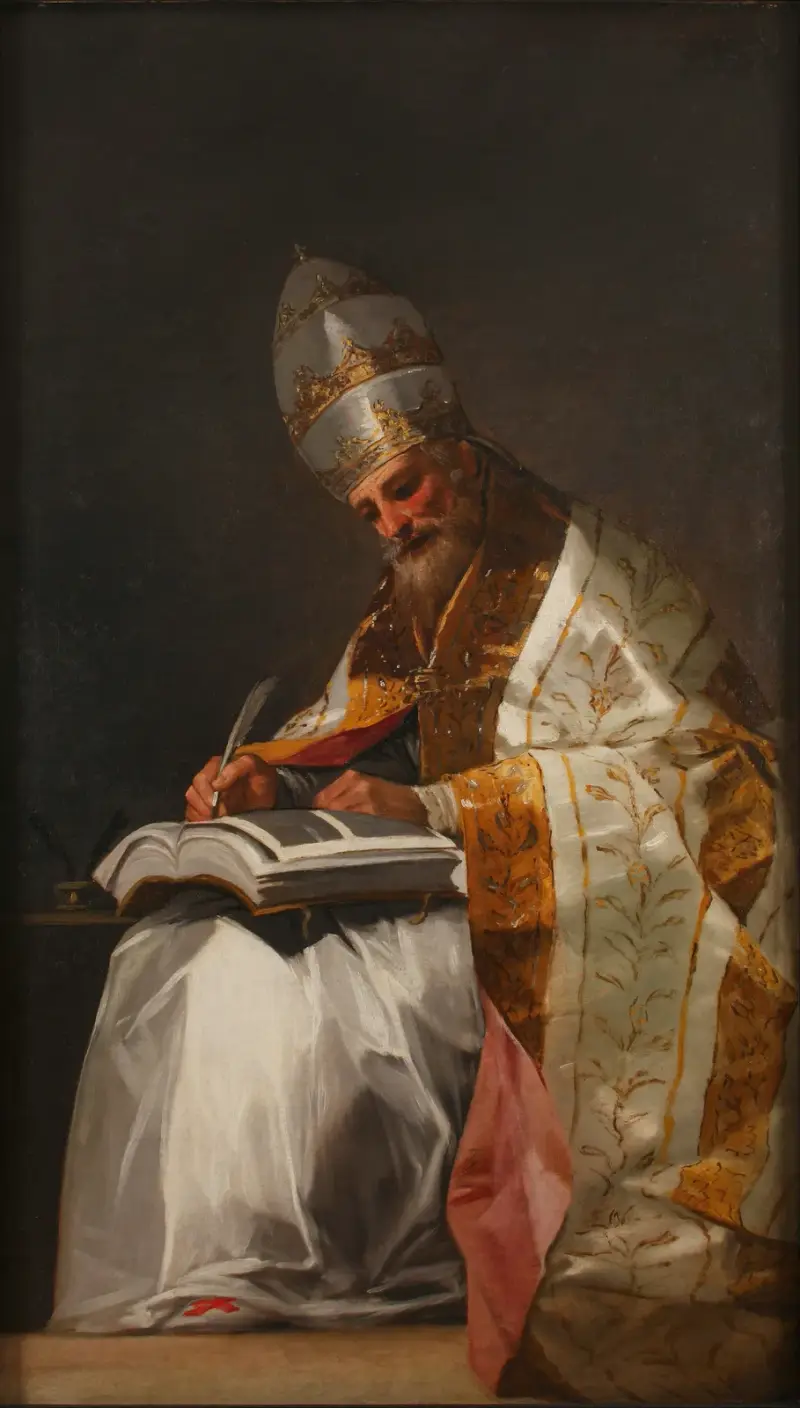 Saint Gregory the Great, Pope av Francisco de Goya