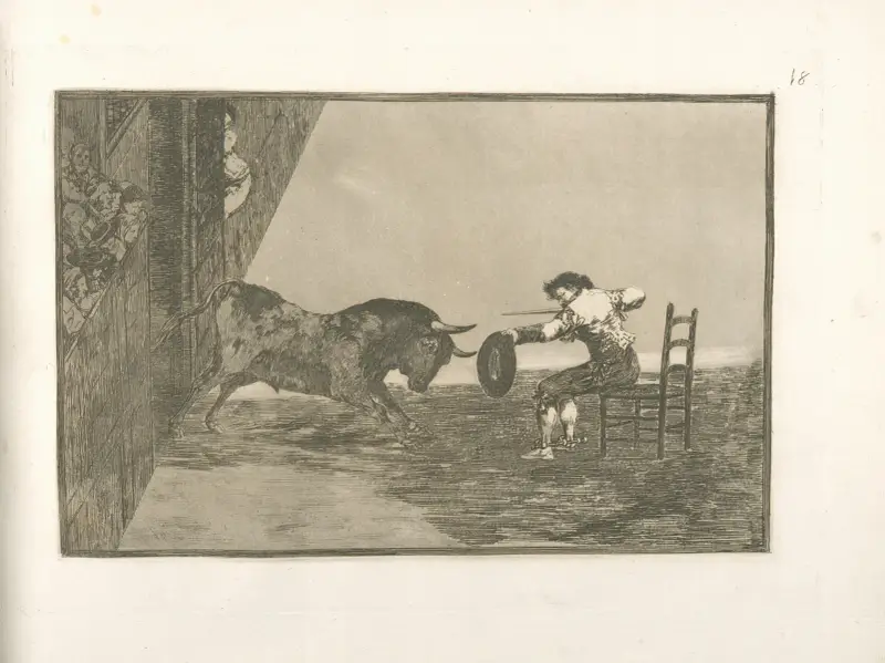 Martinchos djärvhet på Zaragozas torg av Francisco de Goya