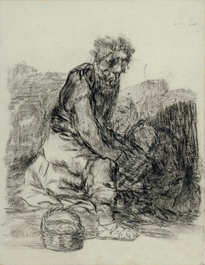 Umírají, Francisco de Goya