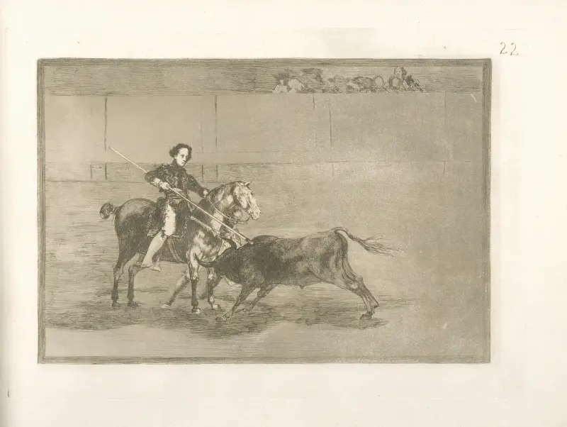 Den berömda Pajueleras manliga mod av Francisco de Goya