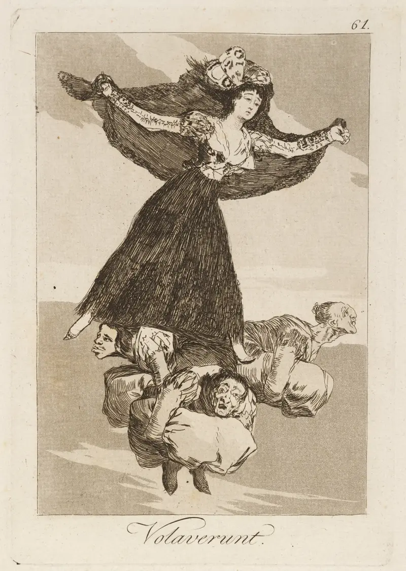 Volaverunt. (They have flown.) av Francisco de Goya