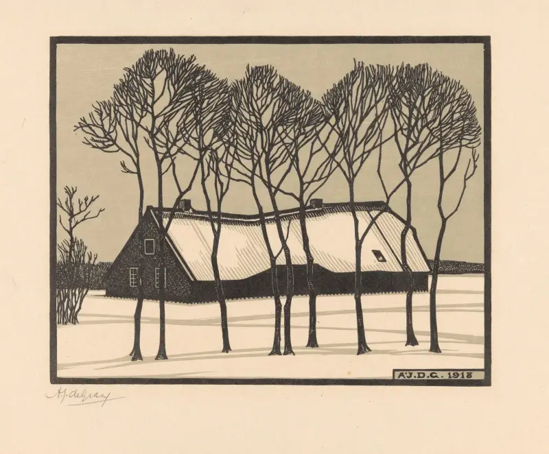 Farma w śniegu, 1918 – nr 2, Julie de Graag