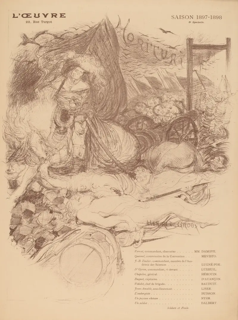 Morituri av Henry de Groux