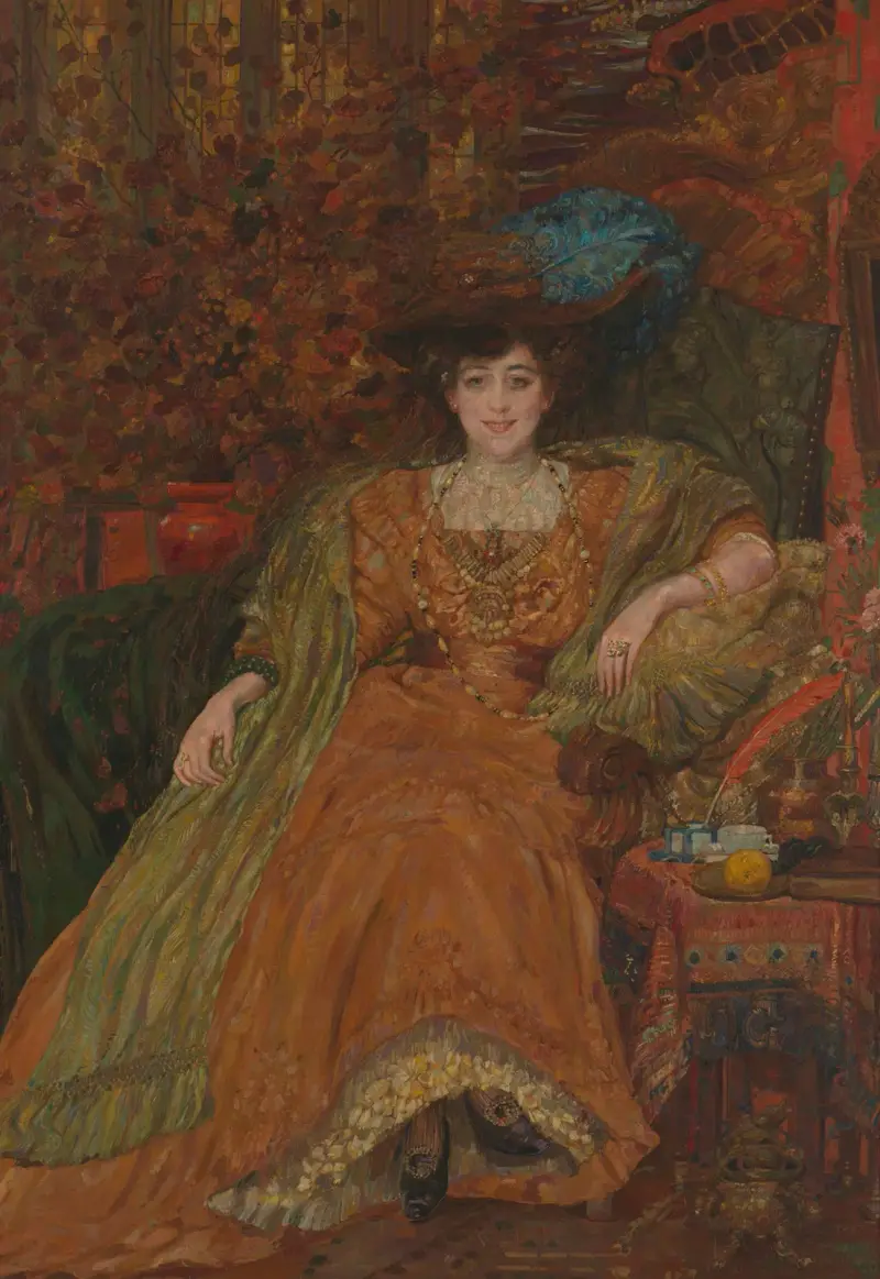 Porträt von Emma Lambotte von Henry de Groux