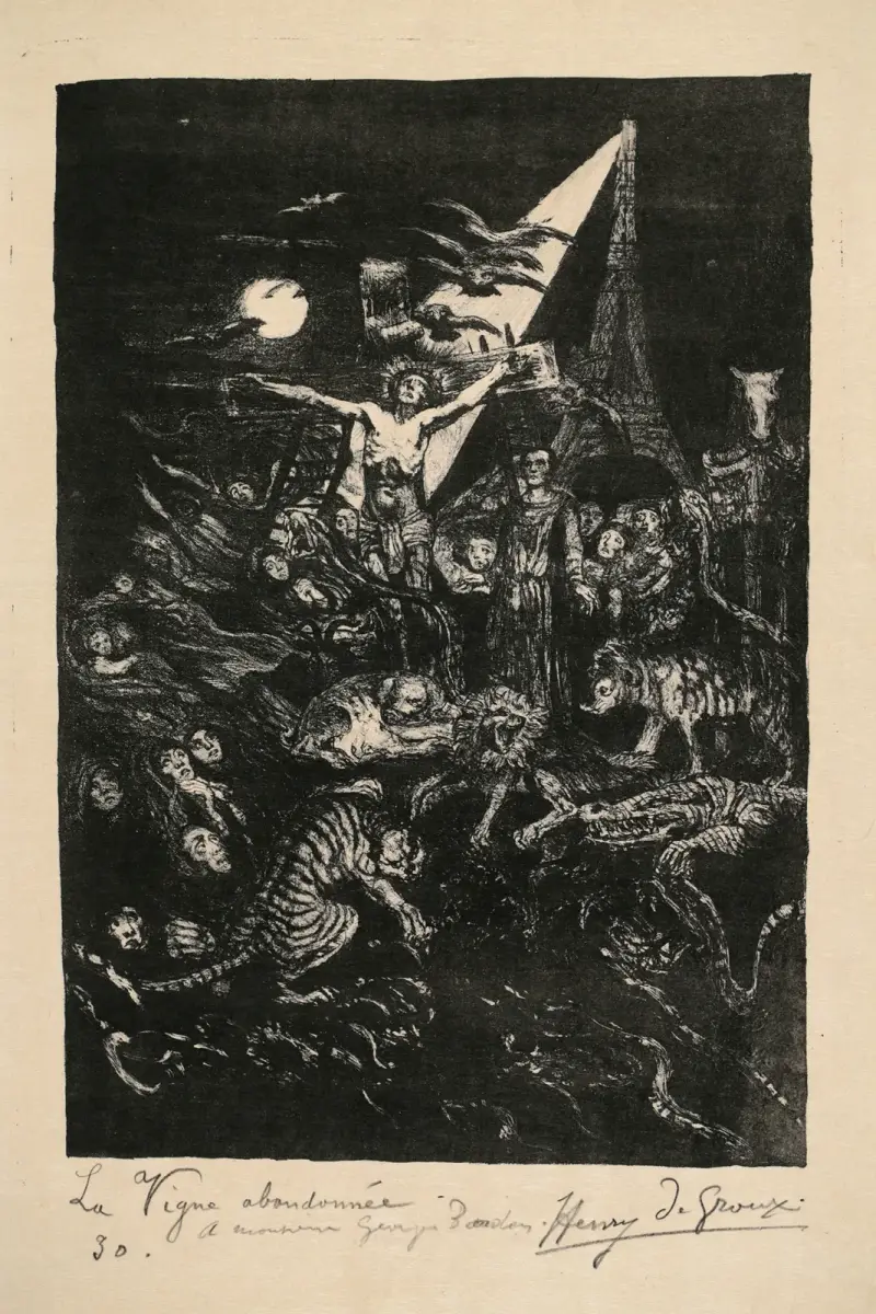 Opuszczona winnica, Henry de Groux