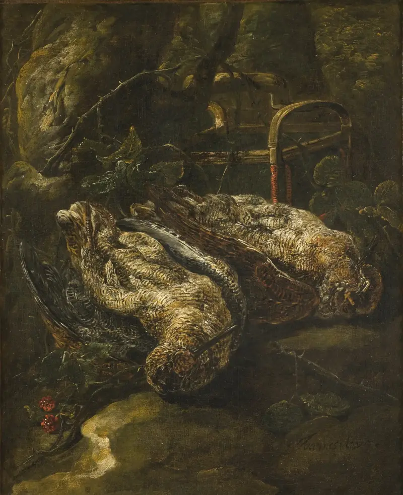 Still Life with Woodcocks av Jan Davidsz de Heem