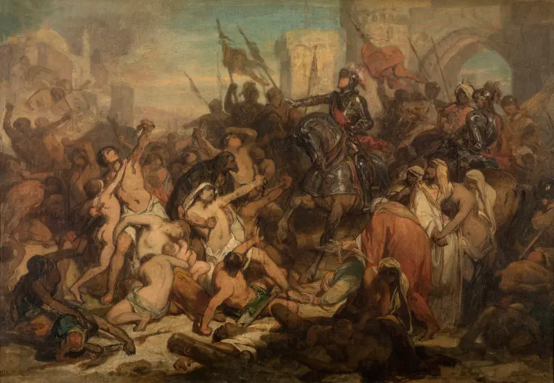 Karl V befriar slavarna i Tunis – nr 1 av Nicaise De Keyser
