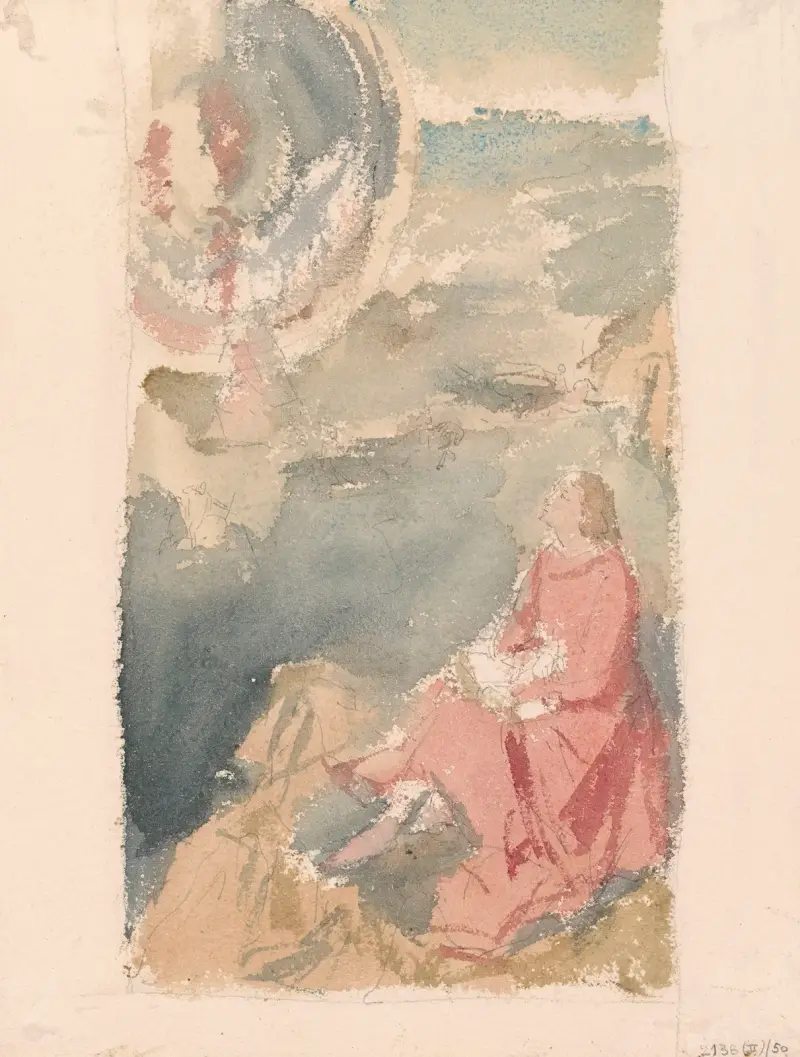 Saint John on Patmos av Nicaise De Keyser