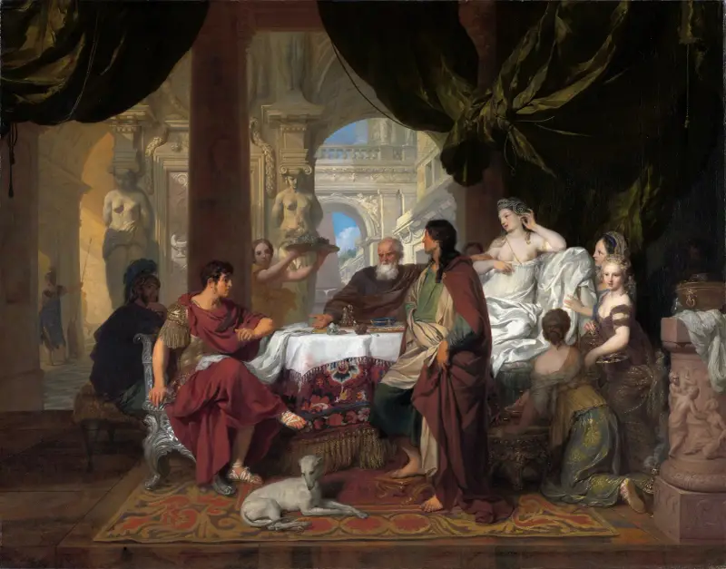 Kleopatras bankett, Gerard de Lairesse