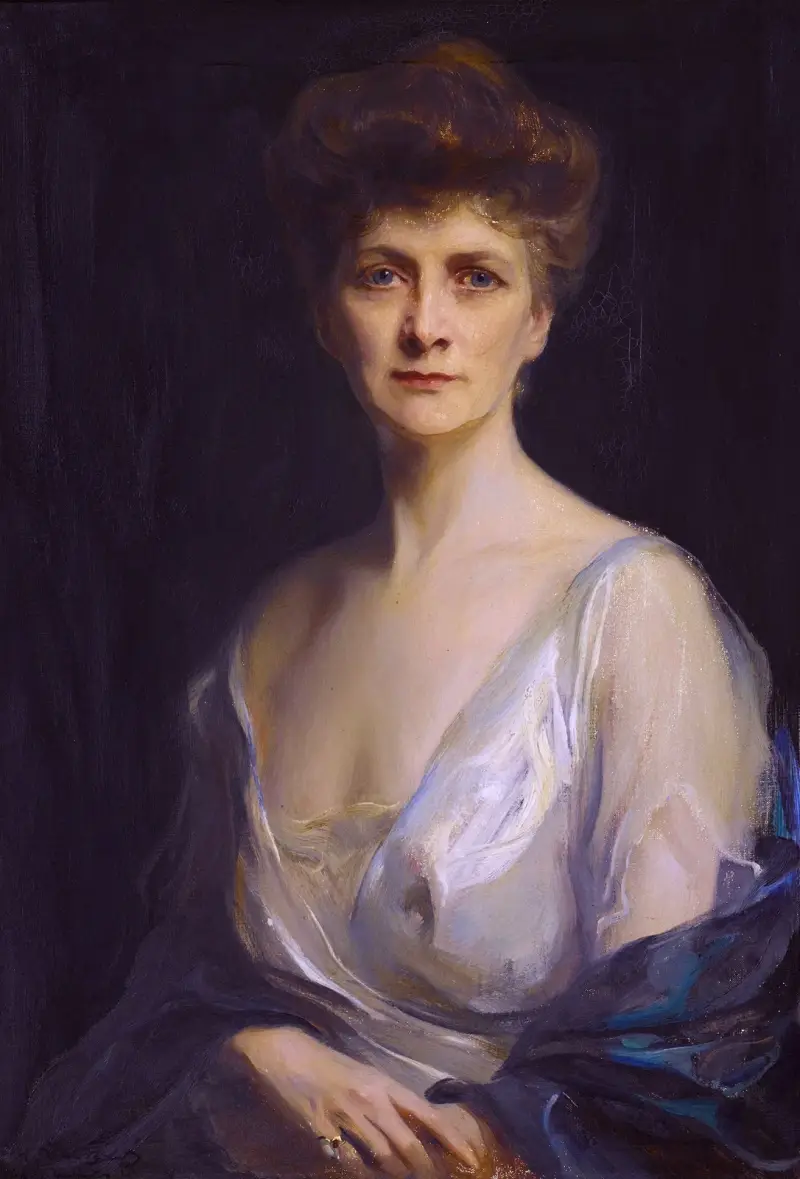 Paní John W. Davisová, rozená Ellen G. Basselová, Philip Alexius de László