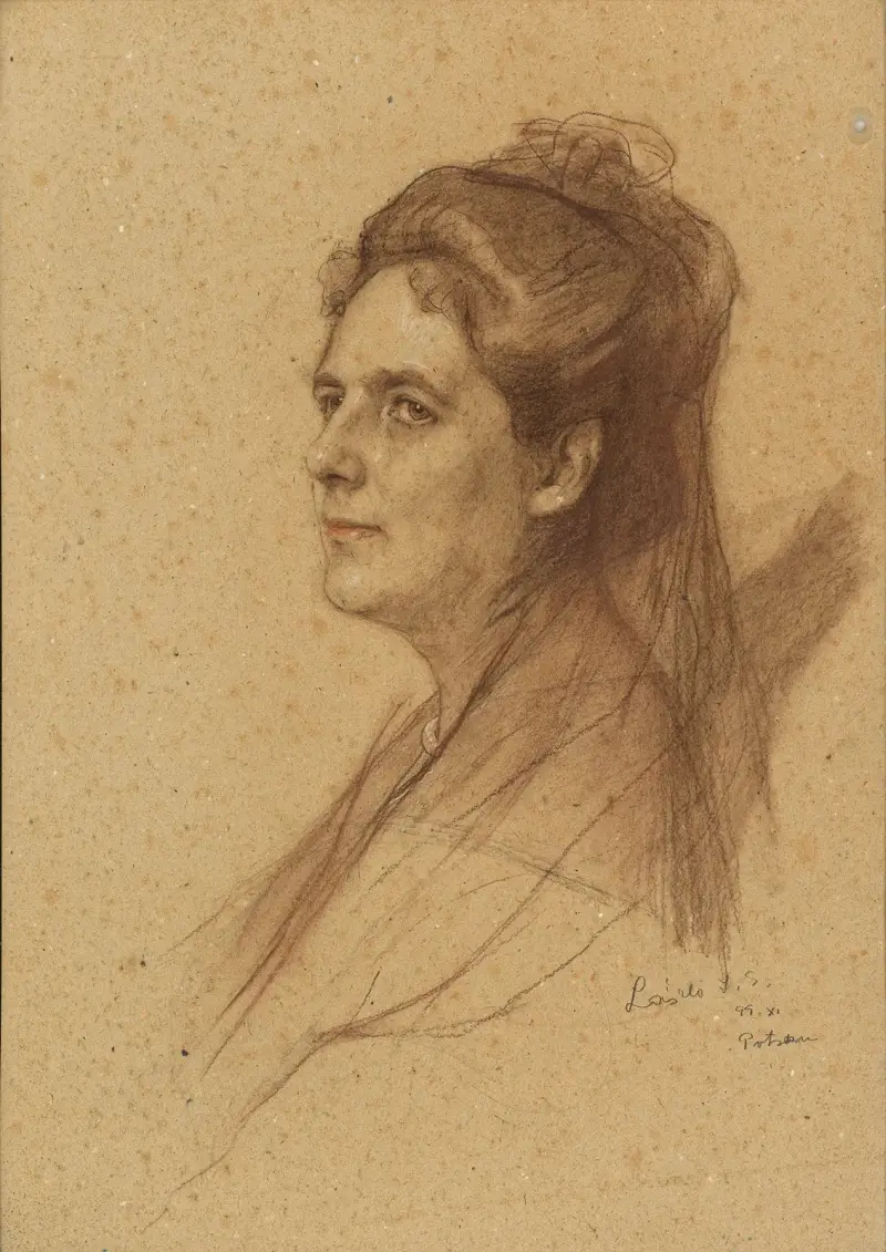 Bildnis der Gräfin Therese Brockdorff, geborene von Loën (1846–1924) von Philip Alexius de László