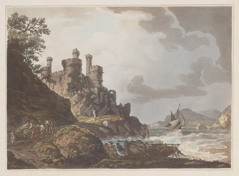 Conway Castle av Philip James de Loutherbourg