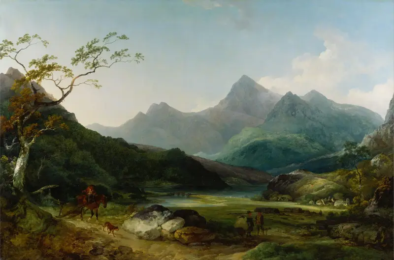 Snowdon z Capel Curig, Philip James de Loutherbourg