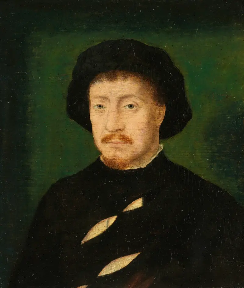 Porträtt av en man, 1520 av Corneille de Lyon