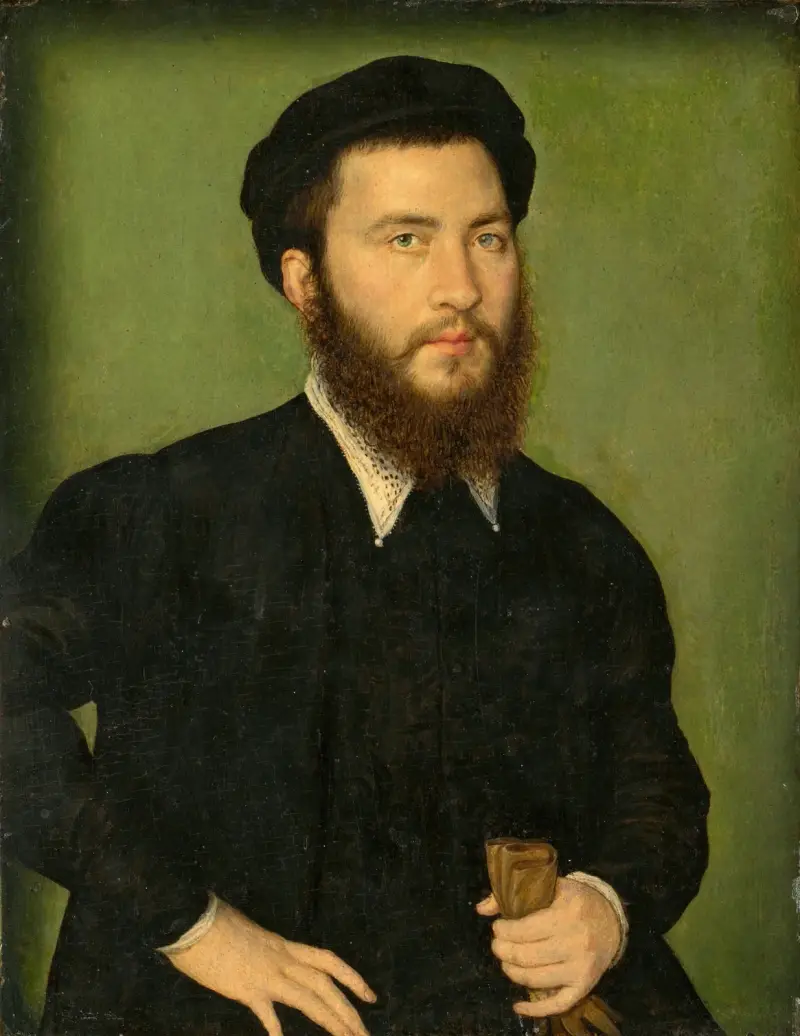 Porträtt av en man, 1550 av Corneille de Lyon