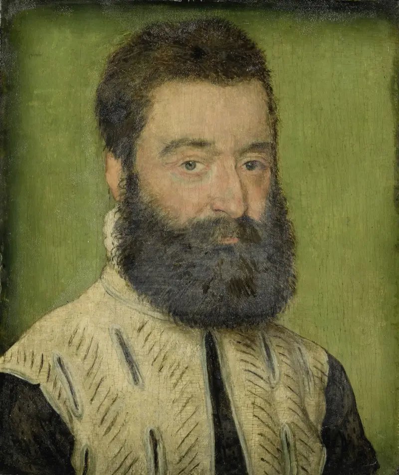 Porträtt av Barthélemy Aneau, rektor för Collège de la Trinité i Lyon av Corneille de Lyon