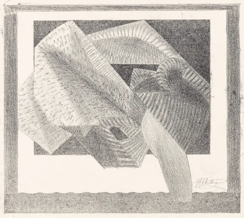 Abstrakter Vogel von Samuel Jessurun de Mesquita