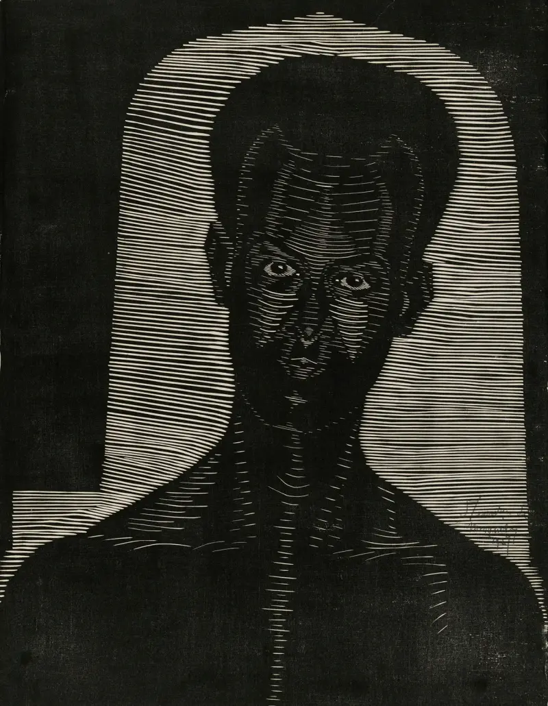 Porträt eines unbekannten Mannes von Samuel Jessurun de Mesquita