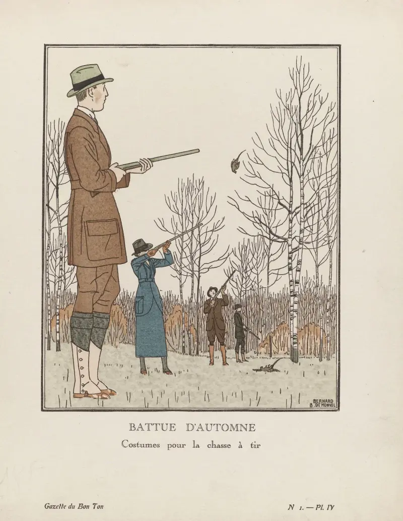 Battue d’automn av Bernard Boutet de Monvel