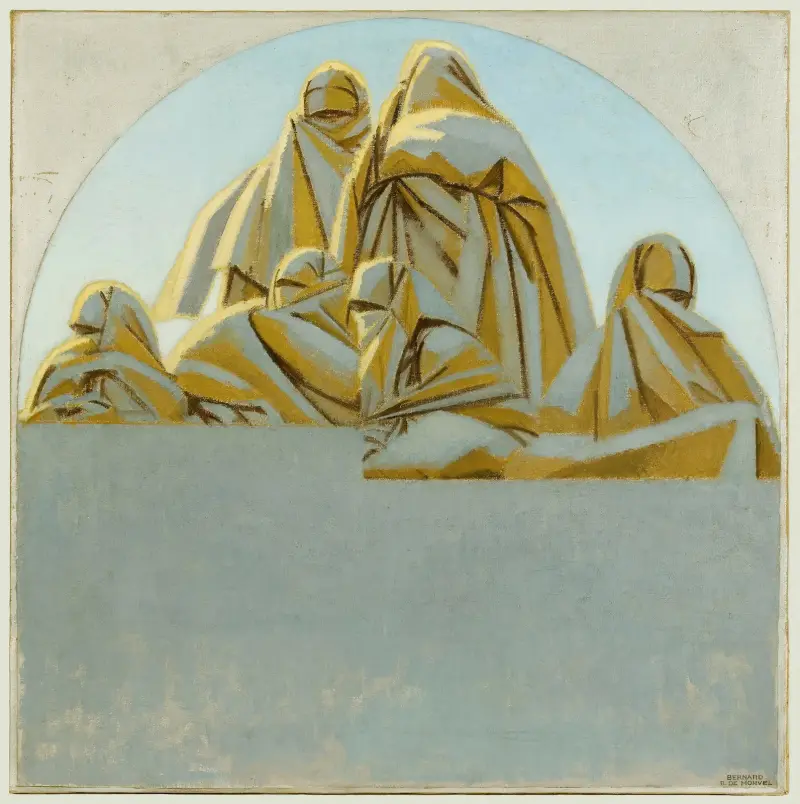 Kvinnor på terrasserna, Rabat av Bernard Boutet de Monvel