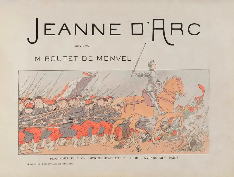Joanna d'Arc, plansza 1, Louis Maurice Boutet de Monvel