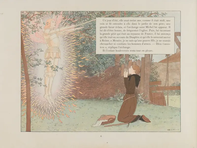 Joanna d’Arc, plansza 3, Louis Maurice Boutet de Monvel
