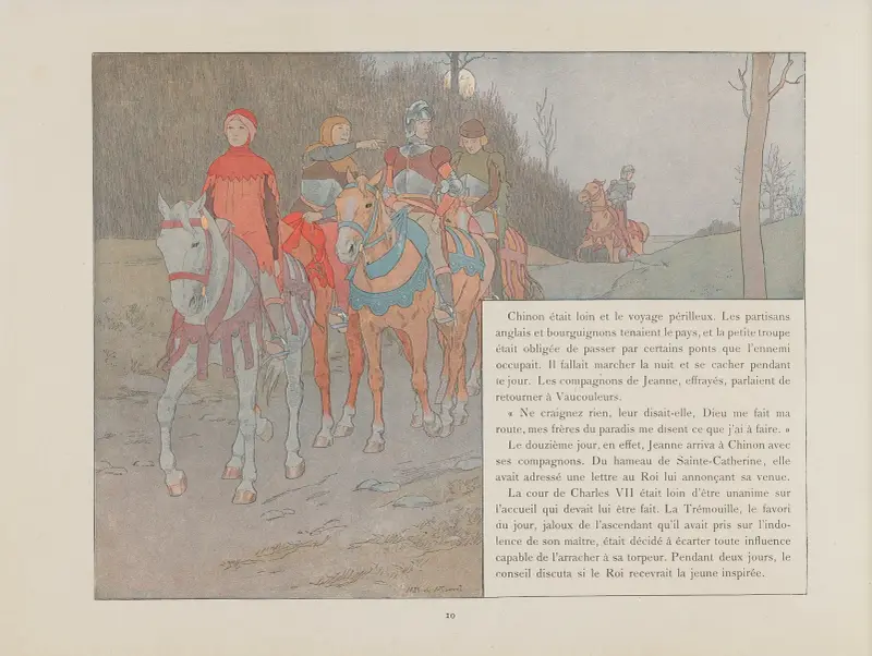 Joanna d’Arc, plansza 7, Louis Maurice Boutet de Monvel
