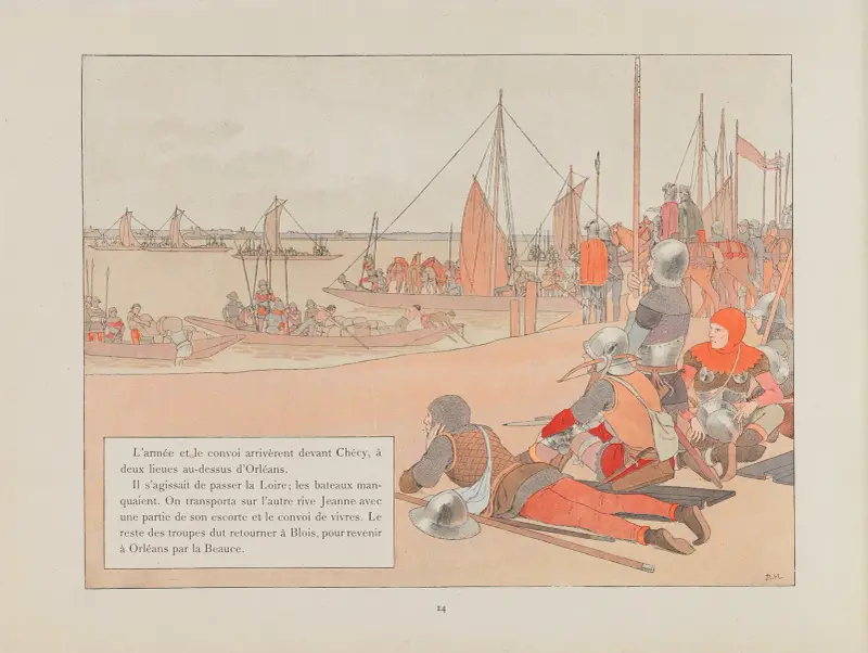 Jeanne d’Arc, Tafel 11 von Louis Maurice Boutet de Monvel