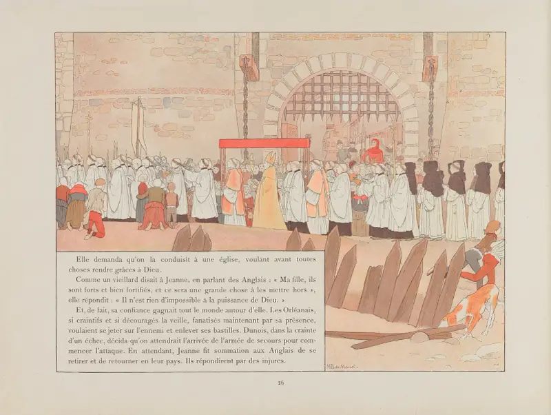 Joanna d'Arc, plansza 13, Louis Maurice Boutet de Monvel