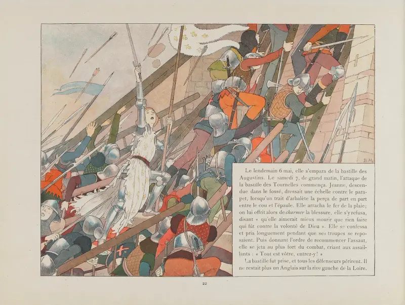Joanna d'Arc, plansza 19, Louis Maurice Boutet de Monvel