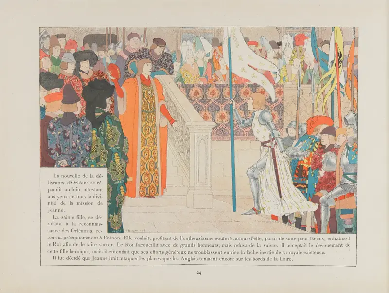 Jeanne d’Arc, plansch 21 av Louis Maurice Boutet de Monvel