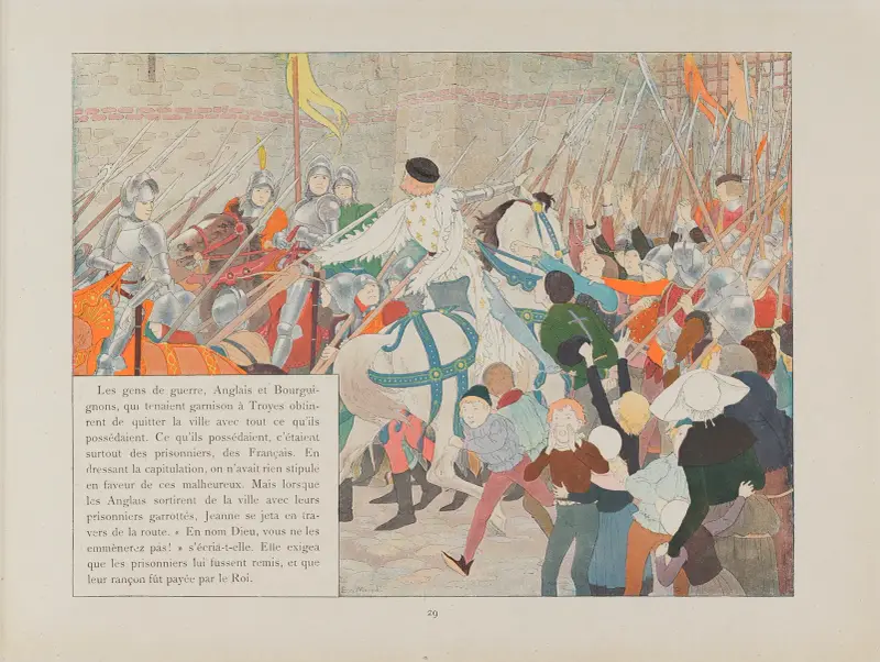 Jeanne d’Arc, Tafel 26 von Louis Maurice Boutet de Monvel