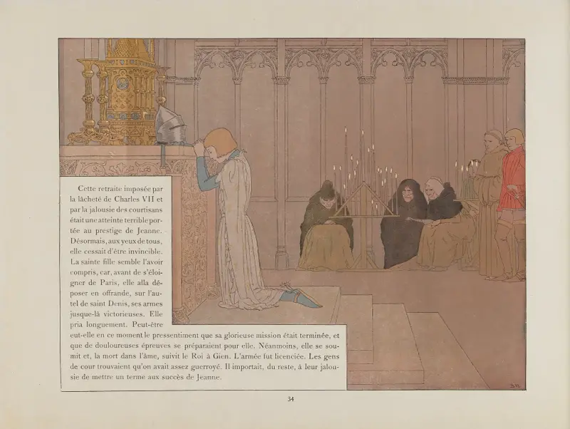 Joanna d’Arc, plansza 31, Louis Maurice Boutet de Monvel